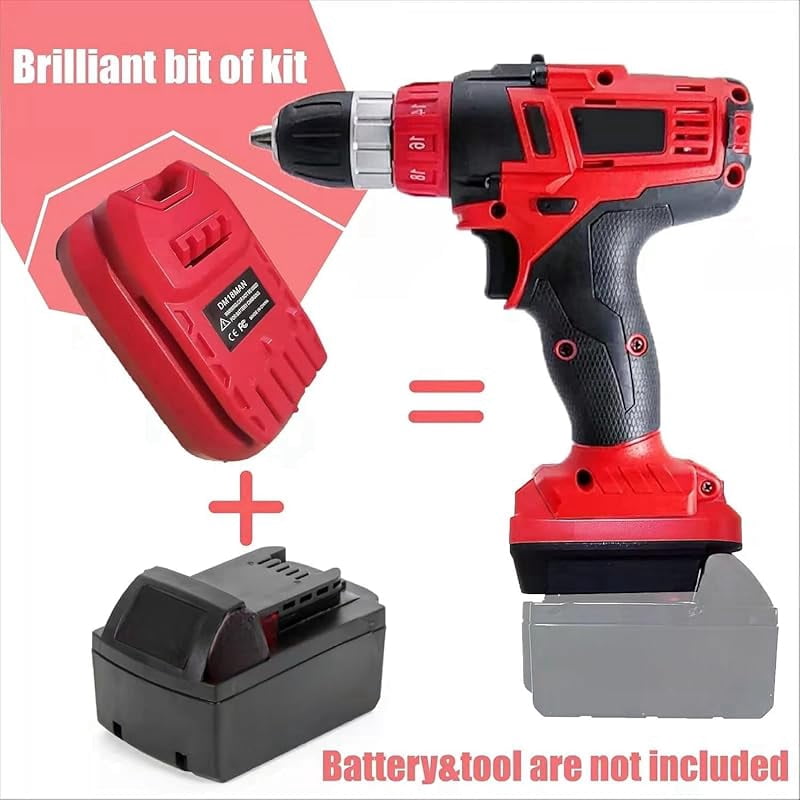 Adapter for De*Walt 20V & for Mil*wau*kee M18 18V Li-on Battery Convert to for Crafts*man 20V Power Tool
