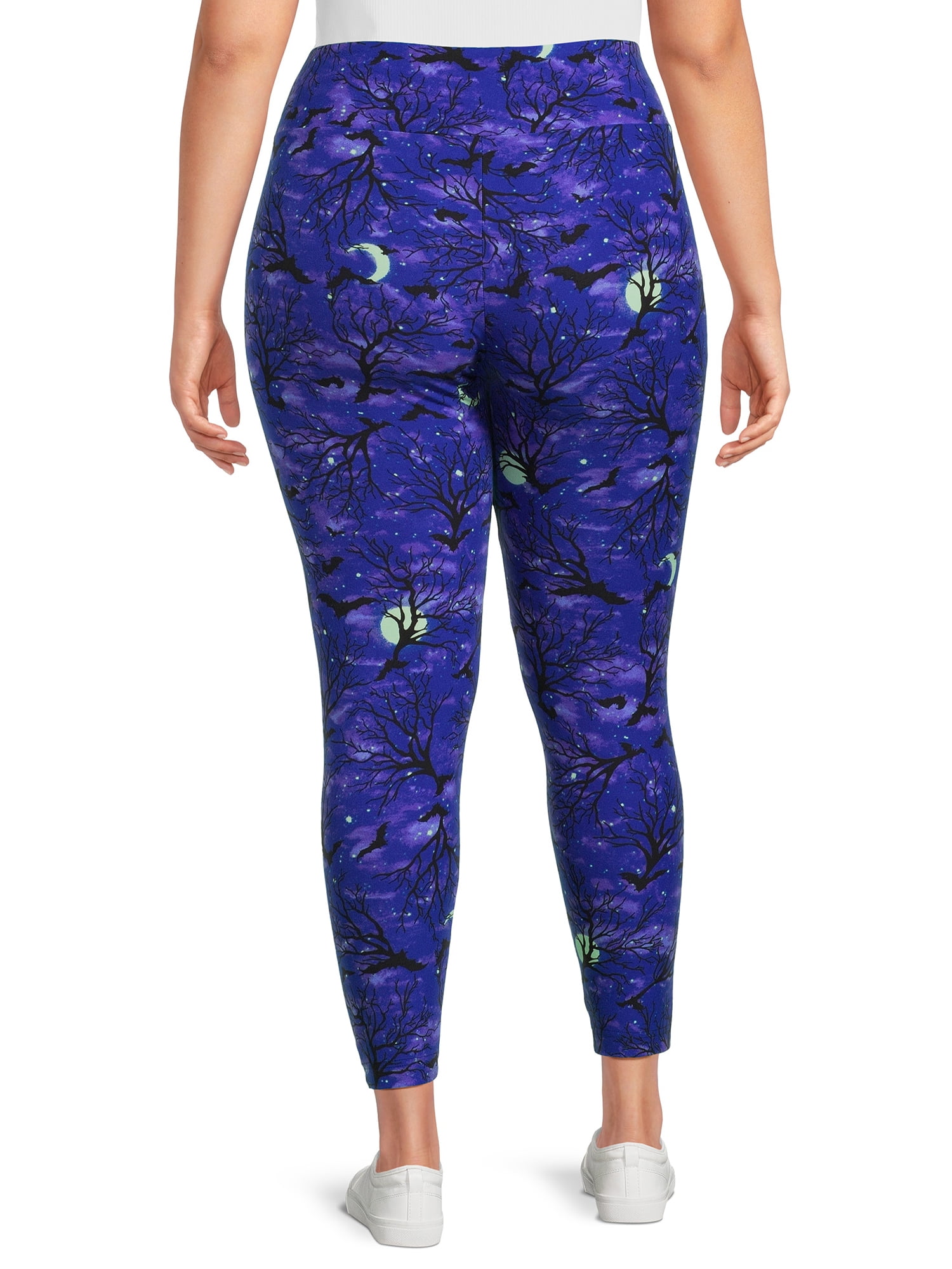 Plus size top halloween leggings walmart