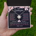 thumbnail image 2 of To My Goddaughter Gifts Necklace From Godmother Godfather Love Precious Goddaughter Birthday Graduation Christmas Customized Gift Box Message Card, 2 of 4