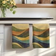 thumbnail image 7 of Vintage Green Yellow Kitchen Towels Set of 1, Farmhouse Retro Art Absorbent Dish Towels for Kitchen, Microfiber Hand Towel, Quick Drying Tea Towel for Cleaning Decorative Dishcloths, 7 of 7