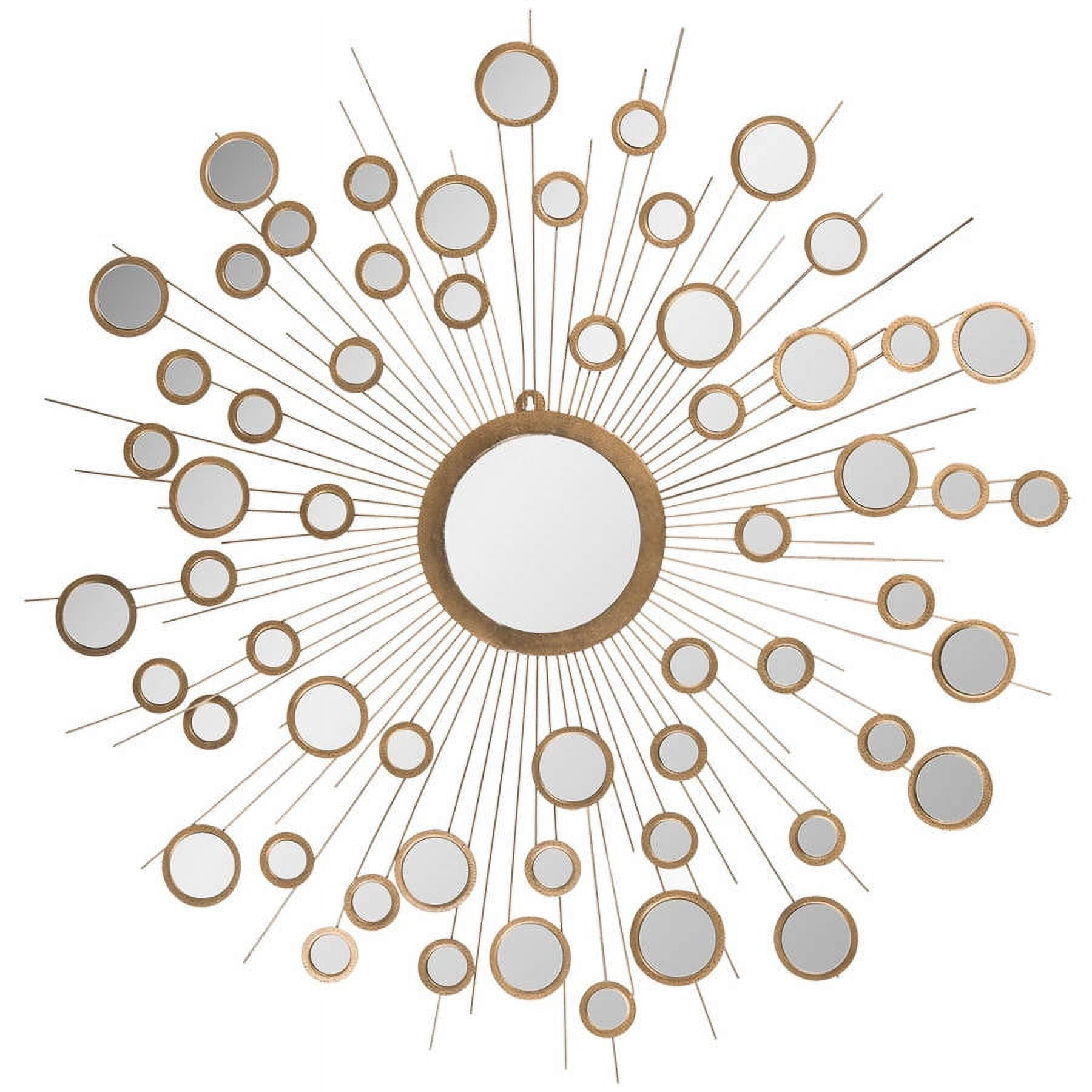 SAFAVIEH Kiania Round Sunburst Mirror, Gold