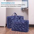 thumbnail image 3 of Storage Tote with Zippers & Carrying Handles, Heavy-Duty Moving Bags, 3 of 5