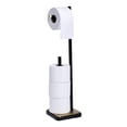thumbnail image 5 of Acento 3-Roll, Fingertip, 18 x 18 x 69 cm 1-Roll Dispenser Gold Base Accent Freestanding Reserves in Matte Black Gold, 5 of 10