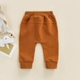 thumbnail image 5 of Douhoow 0-3Y Baby Boys Causal Trousers Elastic Waist Drawstring Pants Loose Fit Long Pants, 5 of 8