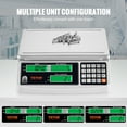 thumbnail image 3 of VEVOR Industrial Counting Scale, 30 kg x 1 g, Digital Scale for Parts and Coins, g/kg/lb Units, Electronic Gram Scale Inventory Piece Counting Scale Kitchen Jewelry Counting Scale with 3 LCD Screens, 3 of 9