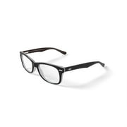Walmart Youth FM13052 Square Prescription Eyeglasses with Case, Black/Pink
