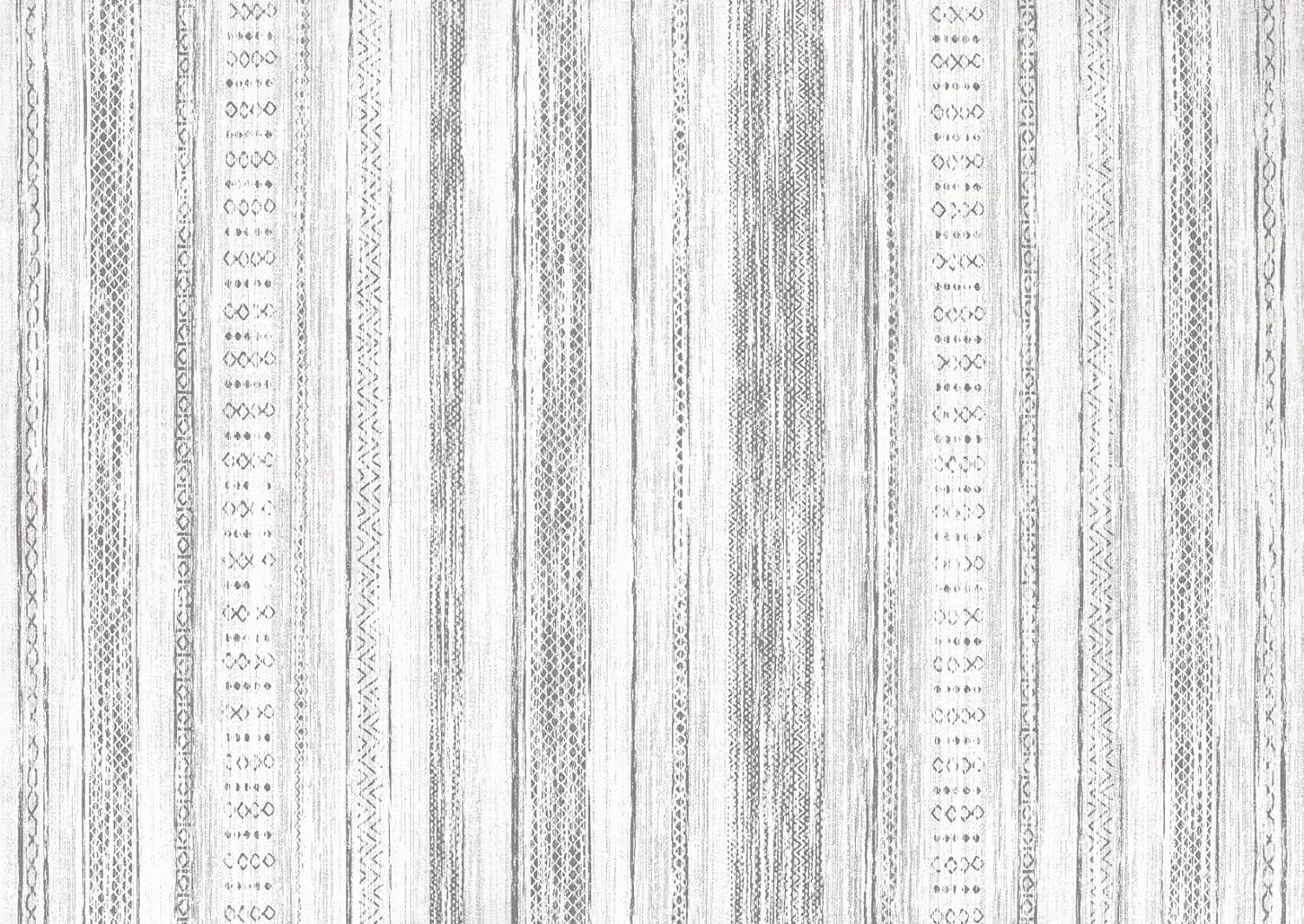 Toyoso 8x10 Area Rug Living Room Rugs - Washable Large Soft Neutral Boho Moroccan Bohemian Farmhouse Rug Indoor Floor Carpet for Bedroom Under Dining Table Home Office Decor - Light Grey