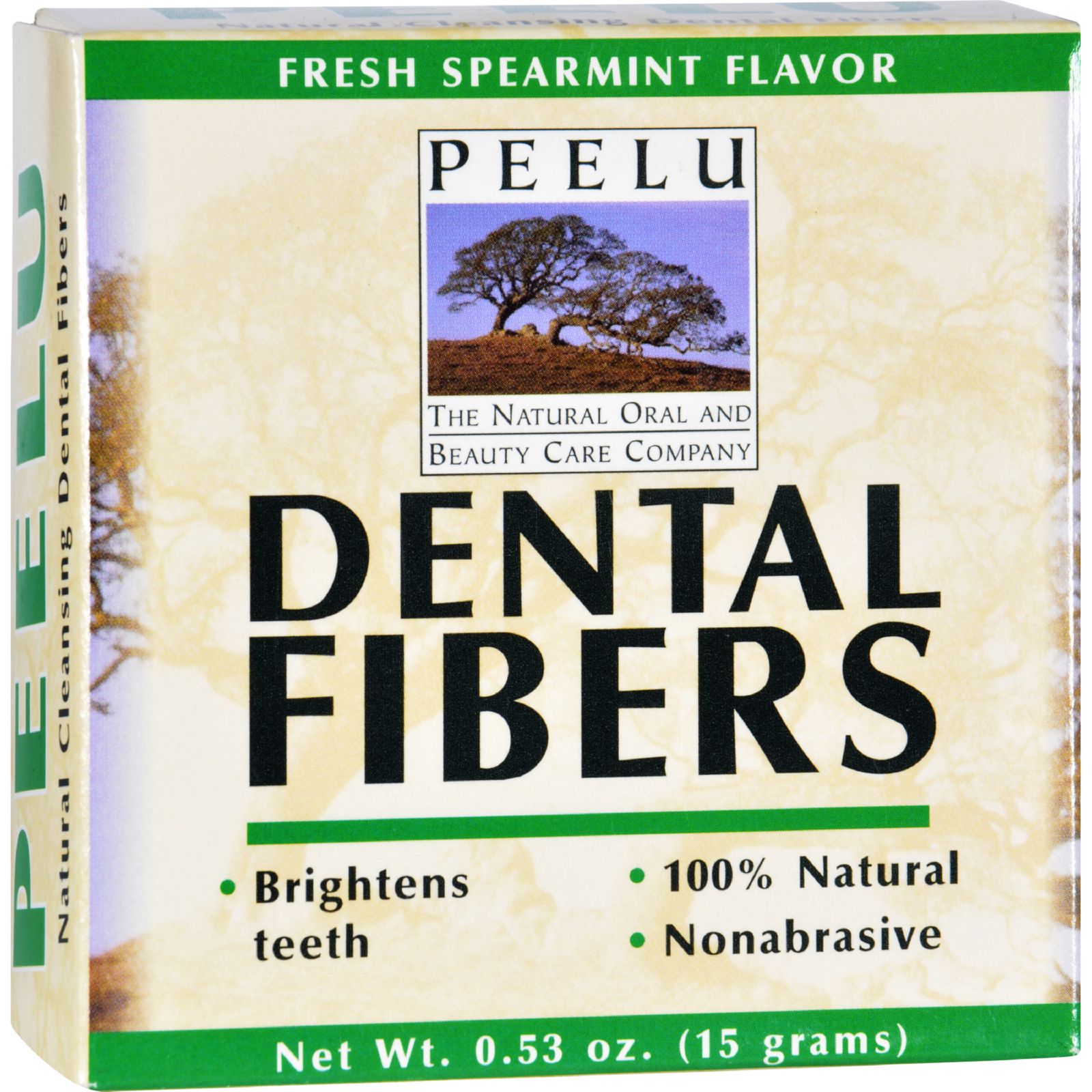 Peelu Dental Fibers Tooth Powder Spearmint .53 oz