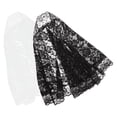 thumbnail image 1 of unbranded 2Ud Velo De Encaje Negro Con Bordado Floral Para Novia Y Eventos Decorativos, 1 of 6