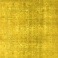 thumbnail image 1 of Ahgly Company Indoor Square Persian Yellow Traditional Area Rugs, 4' Square, 1 of 4
