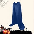 thumbnail image 2 of Yuncity Halloween Unisex Hoodless Cape Long Costume With Tie Closure Fall Solid Color Lightweight Cosplay Outfit Party Blue, 2 of 4