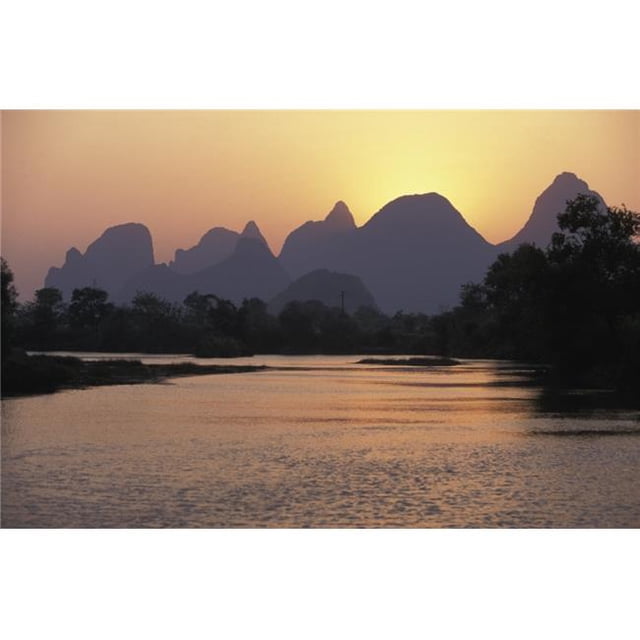 Posterazzi DPI1879144 Limestone Peaks Around Guilin Poster Print, 17 x 11