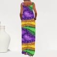 thumbnail image 6 of Feancey Sales Today Clearance Mardi Gras Sequin Rompers for Women Glitter Sleeveless Wide Leg Pants Jumpsuits Sparkly Carnival Bib Overalls Dressy Party Parade Jumpsuit Multicolor XL, 6 of 8