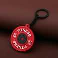 thumbnail image 6 of YANONELRY PVC Mini Barbell Plates Keychain -Kettlebells DlY Silicone Dumbbell Keyring -Gym Gifts for Gym Lovers Fitness Trainer Gift Backpack Jewelry, 6 of 7