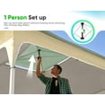 thumbnail image 3 of Quictent Pop up Canopy 12 x 12, One Person Set up Portable Instant Folding Shelter, Outdoor Canopy Tent with Extra Shade for Backyard, Patio, Party - Beige/Green, 3 of 7