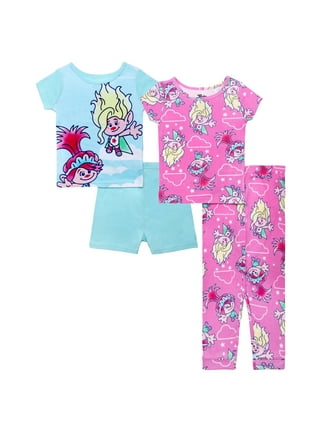 Trolls Girls' Sleepwear in Kids' Pajamas & Robes - Walmart.com