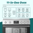 thumbnail image 5 of Lanbo 36 inch 5 Burners Air Fry Convection Oven Freestanding Electric Range with Rotisserie and Pizza, 5 of 14