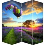 71" Air Balloons Art Canvas Room Divider