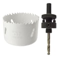 thumbnail image 3 of 67mm HSS Hole Saw Holesaw Bi-Metal Blade Cutter Drill And Drill Adaptor Arbor, 3 of 3