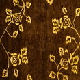 thumbnail image 1 of Ahgly Company Indoor Square Abstract Yellow Modern Area Rugs, 6' Square, 1 of 4