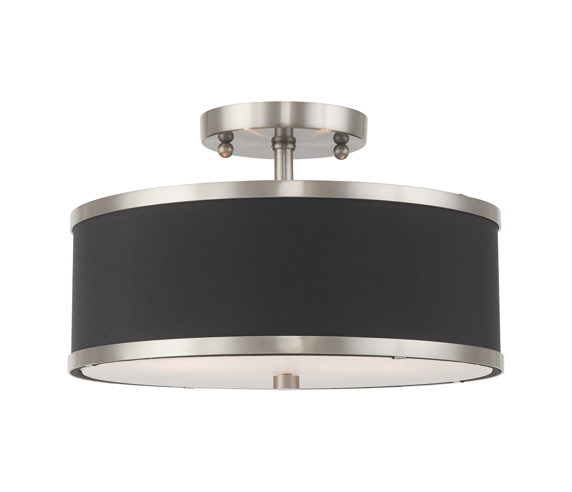 Livex Lighting 60402 Park Ridge 2 Light 13" Wide SemiFlush Drum