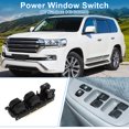 thumbnail image 2 of Interruptor de ventana eléctrica Unique Bargains No.8404060090 para el lado del conductor delantero para Toyota Land Cruiser 2003-2007 Negro, 2 of 7