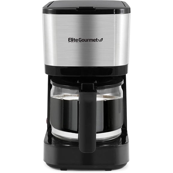 Elite Gourmet EHC9420 Automatic 5-Cup Brew & Drip Coffee Maker with Pause
