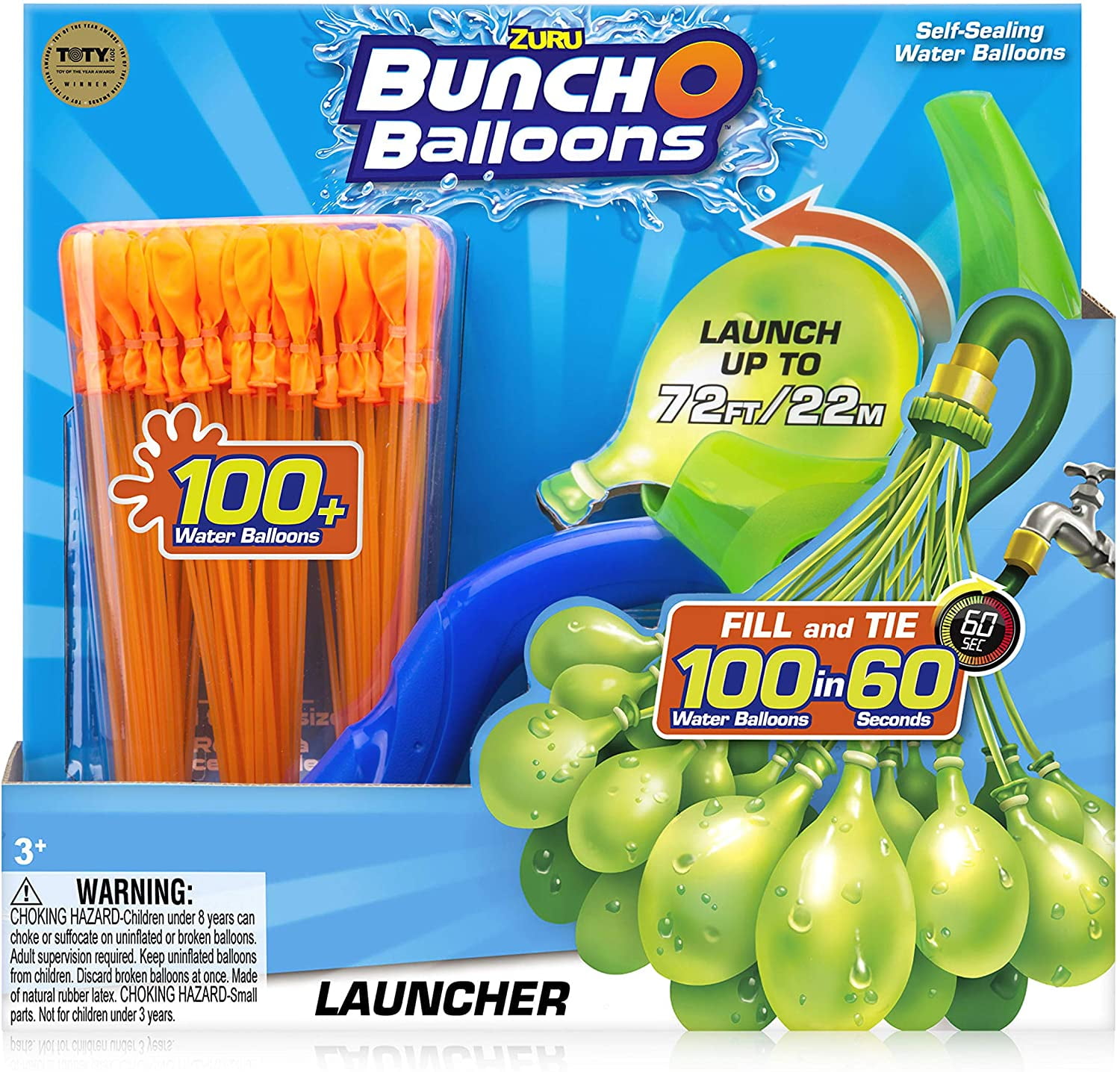Zuru Bunch O Balloons Launcher with 100 RapidFilling SelfSealing