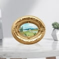 thumbnail image 4 of Antique Photo Frame Glass Floating Vintage Oval, 4 of 7
