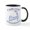White/Black Inside, variant on CafePress - Preppy Vintage Blue Cape Cod Mug - 11 oz Ceramic Mug - Novelty Coffee Tea Cup
