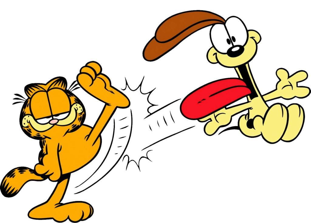 Arrives by Tue, May 10 Buy Garfield The Cat and Odie Having Quarrel Cartoon...