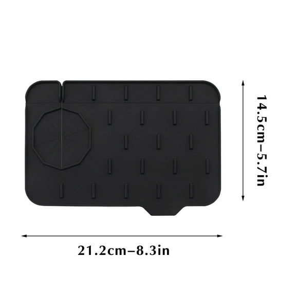 Double-Sided Splashproof Sink Pad | Kitchen & Bathroom Faucet Protector | Water Blocking Mat | Fits Standard Sinks