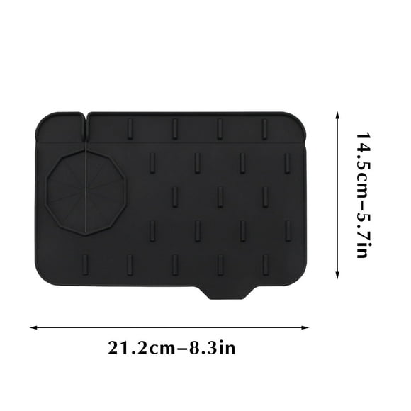 Protector antisalpicaduras para grifo de cocina y baño, almohadilla absorbente para fregadero, alfombrilla para grifo para protección a prueba de salpicaduras, recogegotas para fregadero de cocina,