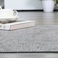 thumbnail image 5 of FairOnly Light Grey 8'x10'Modern Solid Color Area Rug Machine Washable Low Pile Non Slip Soft Indoor Rug for Living Room Bedroom Kitchen, 5 of 7