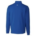 thumbnail image 3 of Men's Cutter & Buck  Royal New York Giants Traverse Stretch Quarter-Zip Top, 3 of 3