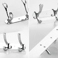 thumbnail image 3 of Gancho de acero inoxidable para colgar ropa en la puerta, sólido, para montaje en pared, para baño, cocina, gancho individual, de aleación de aluminio, engrosado, 3 of 4