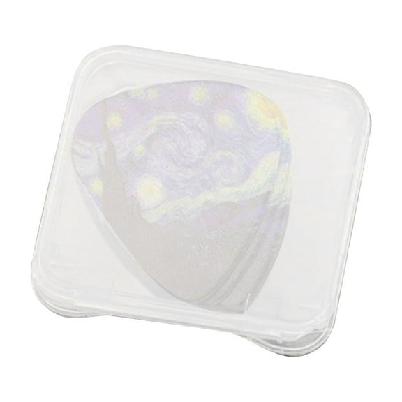 3Pcs Unique Folk Acoustic Guitar Pick Creative Colorful Starry Guitar Pick Replacement Thin and Heavy Pick
