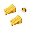 thumbnail image 2 of Lot de 2 Cale de Roue Non-Basique pour Voitures, Cales de Pneu pour Remorques de Voyage, RV, et Camions, 2 of 6
