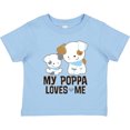 thumbnail image 3 of Inktastic My Poppa Loves Me Grandson Boys Toddler T-Shirt, 3 of 5