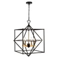 thumbnail image 5 of AC11204 Artcraft Lighting Roxton - 4 Light Chandelier-Matte Black/Harvest Brass Finish, 5 of 10