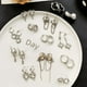 thumbnail image 5 of Pendientes de plata S925 con forma de aguja, estilo hip hop y punk, con fotografía callejera, nuevos pendientes metálicos para mujer, estilo sencillo, 5 of 6