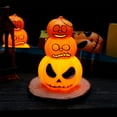 thumbnail image 2 of CASAFUN Halloween Horror Pumpkin Lights, Halloween Decorations, Outdoor Pumpkin Lantern Props Decorations, Halloween Lighted Decoration, for Indoor and Outdoor Halloween Holiday Party Decor, 2 of 8