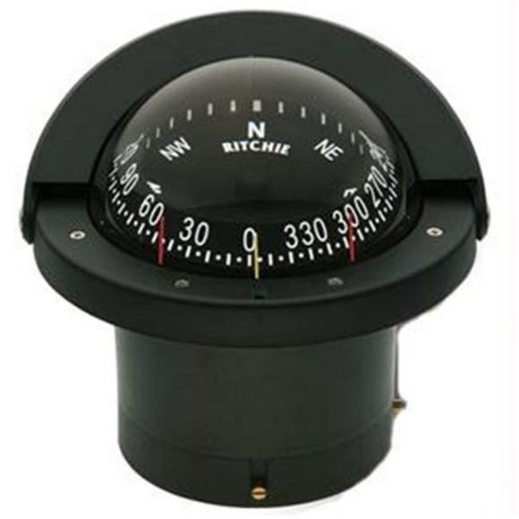 Ritchie Boussole FN-203 4-1/2&quot; Compas de Navigation à Cadran Combiné - Noir