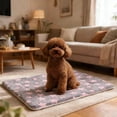 thumbnail image 4 of Fluffy Reversible Dog Bed Mat - Thickened Warm Pet Sleeping Pad for Crates, Machine Washable & Padded Comfort for Small Medium Large Dogs and Cats, Kennel Pad Replacement, 4 of 6