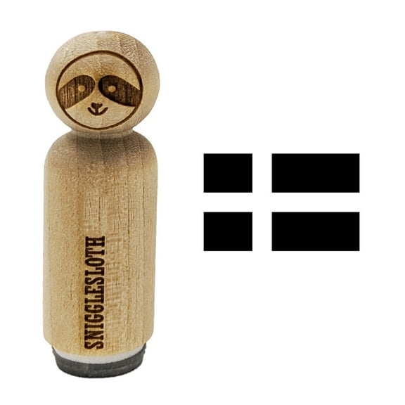 Sweden Flag Rubber Stamp for Scrapbooking Crafting Stamping - Mini 1/2 Inch