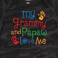thumbnail image 4 of Inktastic Grammy and Papaw Love Me Grandchild Boys or Girls Baby Bodysuit, 4 of 5