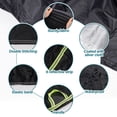 thumbnail image 3 of XiongXiong Waterproof ATV Cover 210D Oxford, Heavy Duty Universal Anti UV All Season Outdoor Weather Protection with 6 Reflective Strips, Black XXL, 3 of 10