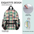 thumbnail image 5 of Multi Color Checkerboard Checkered Pattern Backpack for School,Cute School Bag,Schoolbag with Adjustable Shoulder Straps & Padded Back,15.25"x11.5"x5.25", 5 of 5