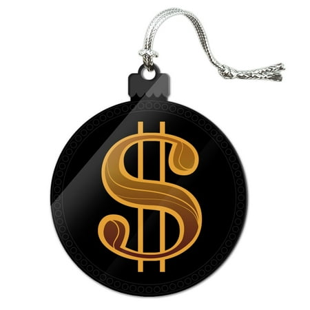 Dollar Sign Symbol Acrylic Christmas Tree Holiday