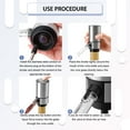 thumbnail image 6 of AIDUCHO Electric Wine Aerator Pourer, Portable One-Button Wine Decanter and Wine Pourer Multi-Smart Automatic Filter Wine Dispenser for Red and White Wine,Silver, 6 of 8